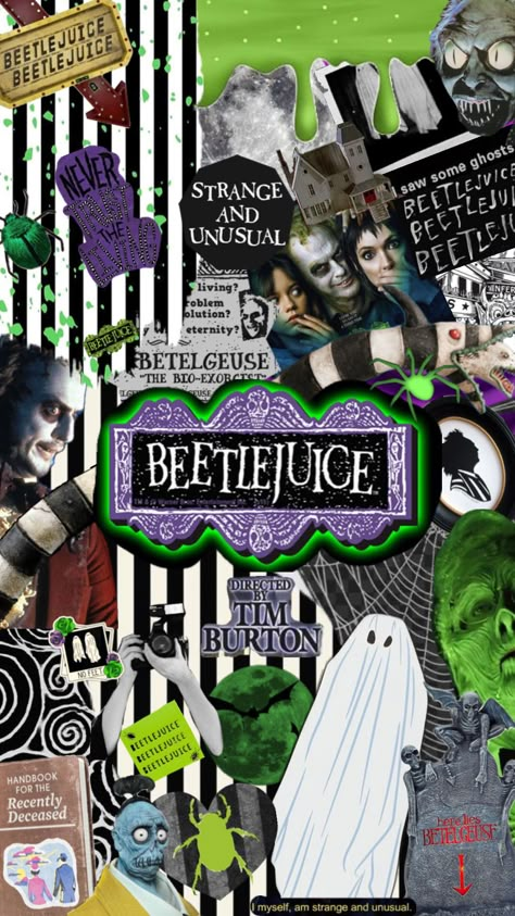 Beetlejuice Beetlejuice Beetlejuice Wallpaper, Tim Burton Beetlejuice, Nightmare Before Christmas Wallpaper, Cute Backgrounds For Iphone, Halloween Wallpaper Iphone Backgrounds, Beetlejuice Halloween, Halloween Wallpaper Cute, Halloween Wallpapers, Beetle Juice