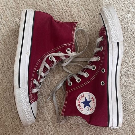 converse chuck taylor maroon 7 Dark Red Platform Converse, Deep Red Converse, Maroon Converse Aesthetic, Cherry Red Converse, Converse Bordo, Wine Red Converse, Red Platform Converse, Cherry Converse, Red Hightop Converse