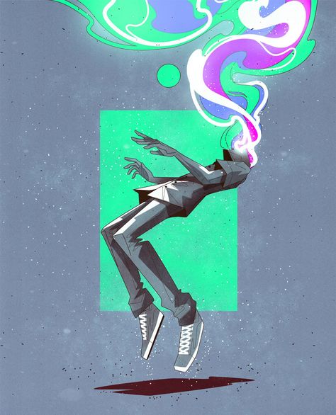 Denis Freitas on Behance I Believe I Can Fly, Photoshop Design Ideas, Arte Cyberpunk, Cover Art Design, Web Graphic Design, Alien Art, Character Design Animation, Digital Art Illustration, Cartoon Character Design