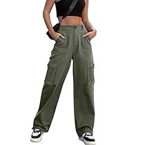 Cargo Pants Wide Leg, Womens Cargo Trousers, Women Pants Size Chart, Straight Cargo Pants, Trendy Summer Fits, Elastic Waist Trousers, High Waisted Cargo Pants, Hiking Pants Women, Casual Cargo Pants