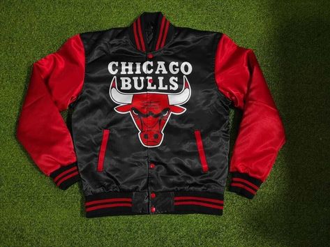 #NBAStyle
#BasketballFashion
#HoopsGear
#NBASwag
#CourtStyle
#GameDayReady
#NBAThreads
#BasketballApparel
#NBAFashion  #eBay #eBayStore #eBaySeller #Black #ChicagoBulls #Basketball #Jacket #NBA #Men #RegularSeason #Craftmenking #MichaelJordan #UnisexAdult Satin Varsity Jacket, Lakers Jacket, Basketball Jacket, Nba Bulls, Chicago Bulls Logo, Bulls Logo, Nba Fashion, Nba Chicago Bulls, Satin Jacket