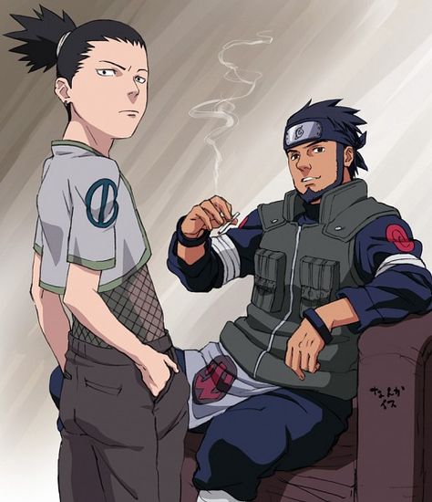 Shikamaru & Asuma Irritated Expression, Spiky Ponytail, Long Jet Black Hair, Nara Shikamaru, Shikamaru And Temari, Naruto Quotes, Shikamaru Nara, His Personality, Naruto Images