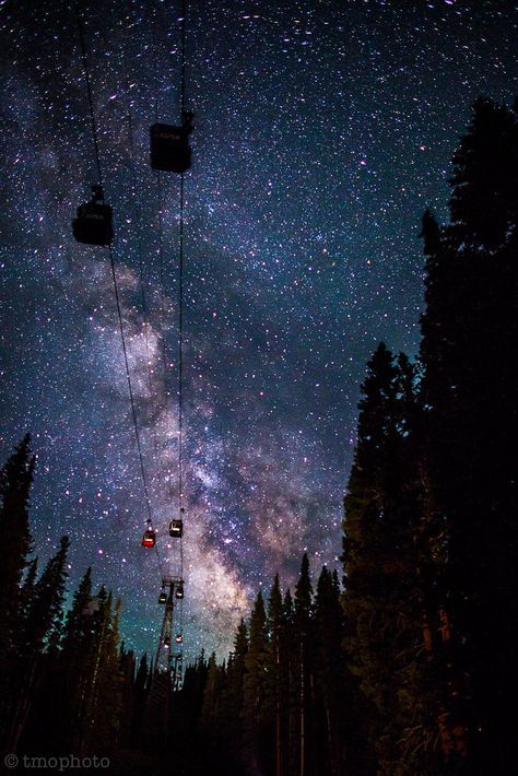 aspen colorado gondola with milky way | | Prints available |… | Flickr Aspen Colorado, Pikes Peak, The Milky Way, Ski Lift, To Infinity And Beyond, The Night Sky, Fort Collins, Back To Nature, Chiaroscuro