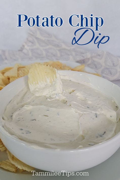 Football Food Desserts, Sour Cream Chip Dip, Potato Chip Dip, Homemade Chip Dip, Chip Dip Recipe, Sour Cream Ranch Dressing, Flavored Cream Cheese, Dip For Potato Chips, Recipes Using Cream Cheese