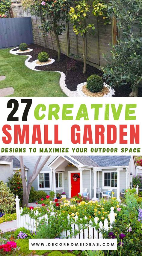 best genius small garden ideas 2 Small Garden Layout, Garden Layouts, Small Garden Ideas, Tiered Planter, Fire Pit Landscaping, Artificial Lawn, Garden Design Layout, Green Lawn, Garden Designs