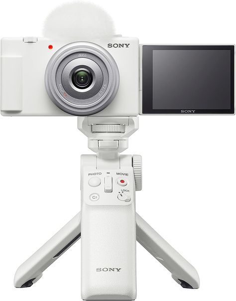 ZV-1F VLOG CAMERA -- WHITE White Vlogging Camera, Vlog Equipment, Teen Christmas Wishlist, Camera Vlogging, Camera Vlog, Camera For Vlogging, Vlog Camera, Best Camera For Photography, Start Youtube Channel