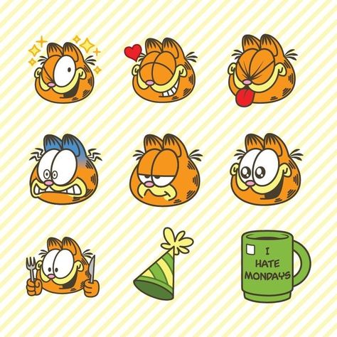 Garfield Tattoo, Garfield Wallpaper, Garfield Images, Garfield The Cat, Garfield Christmas, Garfield Cartoon, Garfield Cat, Garfield And Odie, Bare Tree