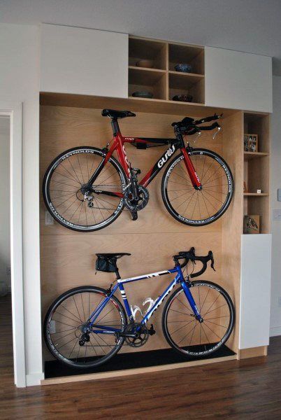 Bicycles Storage Bike Storage Design, Bike Storage Apartment, Bicycle Storage Rack, Indoor Bike Rack, Indoor Bike Storage, Bike Storage Garage, Bike Storage Solutions, Cycle Storage, Bike Hanger