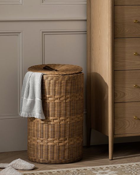 Whittier Laundry Hamper Laundry Hamper Aesthetic, Bedroom Laundry Hamper Ideas, Laundry Hamper Ideas Small Space, Laundry Hamper Bedroom, Laundry Hamper Ideas, Bathroom Hampers, Bathroom Laundry Hamper, European Laundry, Woven Laundry Basket