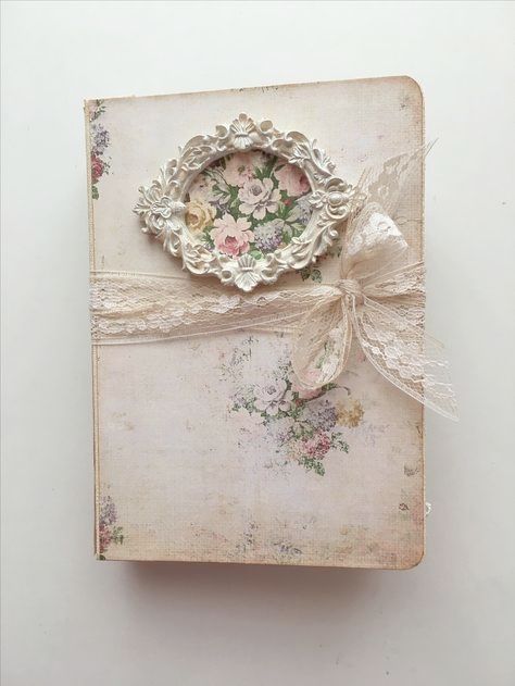 Shabby Chic Junk Journal Covers, Shabby Chic Books, Shabby Chic Journal Covers, Vintage Journal Cover Ideas, Vintage Junk Journal Cover Ideas, Shabby Chic Junk Journal Ideas, Junk Journal Cover Ideas Diy, Journal Cover Ideas Decorating, Junk Journal Cover Ideas