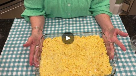 Mexicorn +Yellow Rice = Corn Casserole | Combine Mexicorn and Yellow Rice plus a few more ingredients for the best corn casserole! It's so simple and easy to make, and your family will love it.... | By Home with the Halsteads | Everybody. Today, we're
going to be making a corn casserole and I'm going to be
using the recipe out of my cookbook, South Georgia
favorites and it's on page one fifty-nine. For those of you
who have my cookbook, you can follow along for those of you
who don't have it. You can get the recipe as we go along or if
you'd like to order the cookbook, then you could
certainly do that but this corn casserole, it is so so good.
Memorial Day is coming up and it is a great great side dish
to serve, to take to a gathering and in fact, that's
what I'm going to do. I'm going to Best Corn Casserole, Yellow Rice, Corn Casserole, South Georgia, Page One, Face Book, Big Bowl, Baking Dish, Casserole Dish