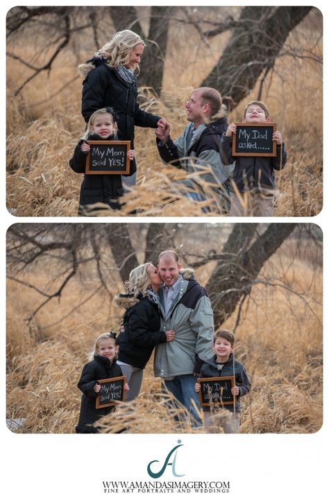 Pic Blended Family Photoshoot, Family Engagement Photos, Sioux Falls South Dakota, And So It Begins, Family Engagement, Blended Family, Engagement Announcement, Engagement Poses, Cute Wedding Ideas