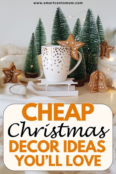 Transform your home with these affordable Christmas decor ideas! From DIY crafts to Dollar Store finds, this guide has everything you need to celebrate the season on a budget. Let’s make your space festive without breaking the bank! Cheap Christmas Decor Ideas, Cheap Christmas Decor, Cheap Christmas Decorations, Dollar Store Finds, Christmas Pillows Diy, Holiday Decorating Ideas, Frugal Christmas, Diy Christmas Lights, Christmas Decorations Cheap