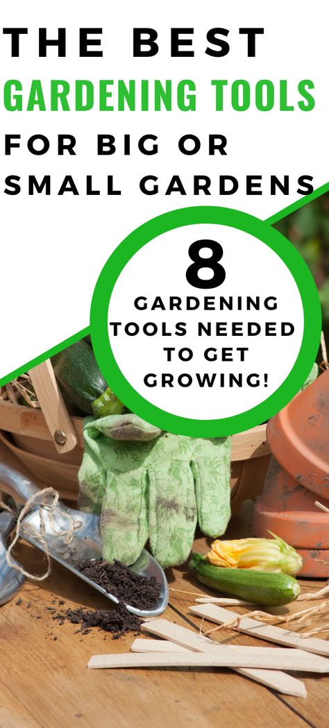 What are the best gardening tools for beginners? What are the must have gardening tools to get started growing? This list is meant for any type of garden- big or small. It includes products that are essential for new gardeners. #gardeningtips ##gardeningtools #gardeningproducts #howtogarden Plant Tools Must Have, Gardening Tools Must Have, Gardening Must Haves, Garden Necessities, Garden Must Haves, Vegan Sign, Gardening Essentials, Tools Tattoo, Start Seeds Indoors