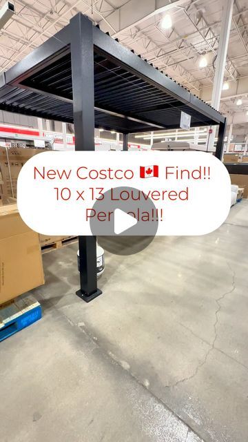 562K views · 5.2K likes | Costco Finds Canada on Instagram: "New!!! Adjustable Louvered Pergola from @official_sojag handle on the side to adjust the louvers at the top!! This is so nice!!! Comment below if this is a good deal! 📍Barrie #Costco #CostcoFindsCanada #CostcoFinds #costcohaul #costcocanada #deals #pergola" Costco Pergola, Costco Finds, Louvered Pergola, Deck With Pergola, Pergola Patio, Backyard Oasis, So Nice, At The Top, Backyard Landscaping Designs