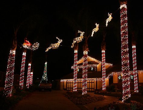 Large Outdoor Christmas Decorations, Outdoor Christmas Light Displays, Outdoor Christmas Decorations Lights, Best Christmas Light Displays, Christmas Lights Outside, Decorations Lights, Christmas Light Installation, Hanging Christmas Lights, Best Christmas Lights