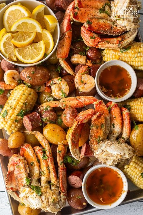 BEST Crab Boil with Seasoned Butter Sauce