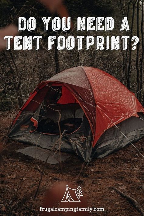 The ground below can be rocky, bumpy, or have sharp objects that could puncture the floor of your tent giving way to moisture and eventually causing large tears. This is when adding extra protection, like a tent footprint, can help you out. Tent Air Conditioner, Kids Camping Gear, Camping Heater, Camping Gear Gadgets, Camping Essentials List, Tent Footprint, Nomadic Life, Camping Gear Survival, Tent Camping Hacks