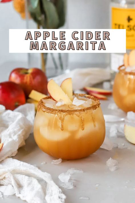 Frozen Apple Cider Margarita, Apple Cider Margarita Recipe Pitcher, Simply Apple Cocktail, Apple Pie Margarita, Caramel Apple Margarita, Apple Cider Margarita Pitcher, Apple Cider Margarita Recipe, Big Batch Margarita Recipe, Fall Margarita Recipe