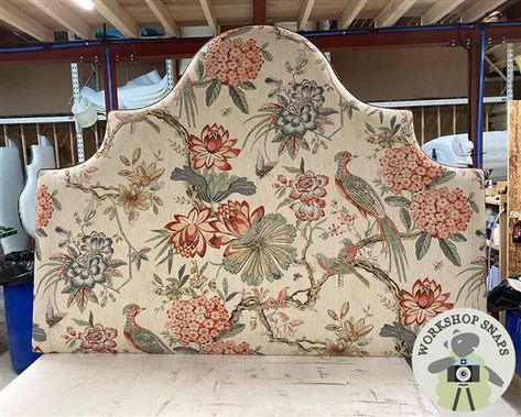 The Inspiration Gallery | The Headboard Workshop Bedroom Design Advice Single Bed Fabric Headboard, Material Headboard, Print Headboard, Workshop Bedroom, Floral Headboard, Mood Board Bedroom, Luxury Showroom, Bespoke Headboards, Headboard Inspiration