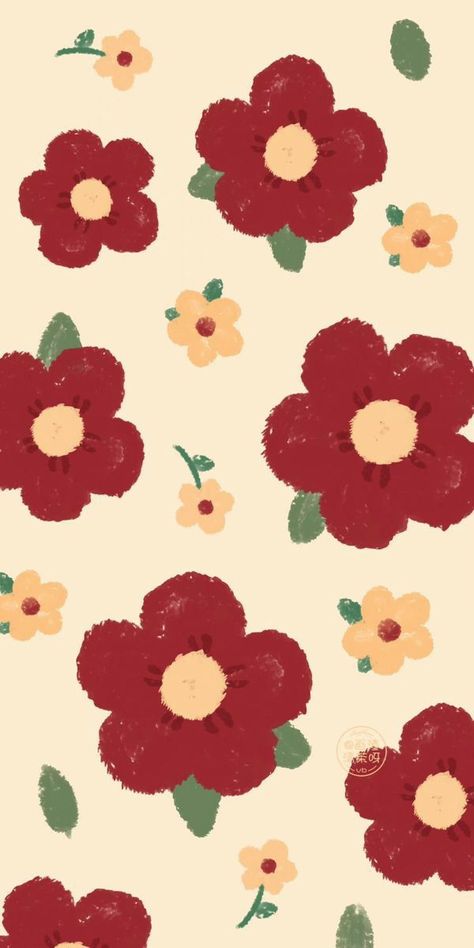 Vintage Flowers Wallpaper, Cocoppa Wallpaper, Flower Wallpapers, Cute Flower Wallpapers, Hippie Wallpaper, Cute Simple Wallpapers, Phone Wallpaper Patterns, Flowers Wallpaper, Cute Patterns Wallpaper