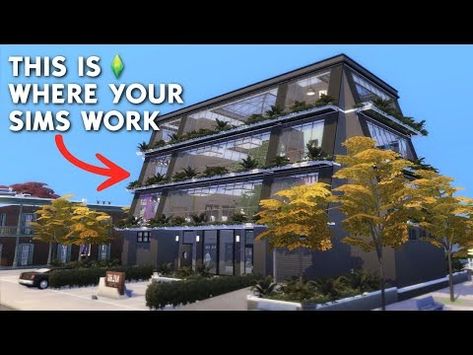 Sims 4 Office Build, Sims 4 Police Station, Sims 4 Office Building, Sims 4 Museum, Sims 4 Office, Sims 4 Teen, Sims 4 Build, Sims 4 Mods, The Sims 4