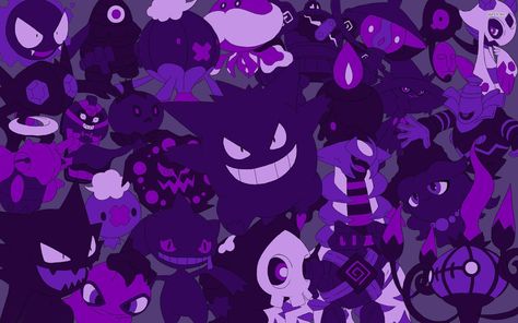 Ghost Pokemon Cute Wallpapers - Top Free Ghost Pokemon Cute Backgrounds - WallpaperAccess Purple Pokemon Wallpaper, Pokemon Wallpaper Iphone, Purple Pokemon, Ghost Pokemon, Pokemon Wallpaper, Purple And Black, Wallpaper Iphone, Ghost, Pokemon