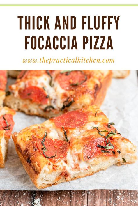 homemade focaccia pizza recipe Focaccia Dough, Foccacia Recipe, Homemade Focaccia, Focaccia Pizza, Fun Dinner, Focaccia Bread, Pizza Recipes Homemade, Pizza Pie, Pizza Recipes Dough