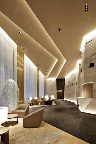 BRILLIA THE TOWER | WORKS - CURIOSITY - キュリオシティ - Simple False Ceiling Design, False Ceiling Bedroom, False Ceiling Living Room, Pop False Ceiling Design, Ceiling Design Modern, Ceiling Light Design, Lobby Design, False Ceiling Design, False Ceiling