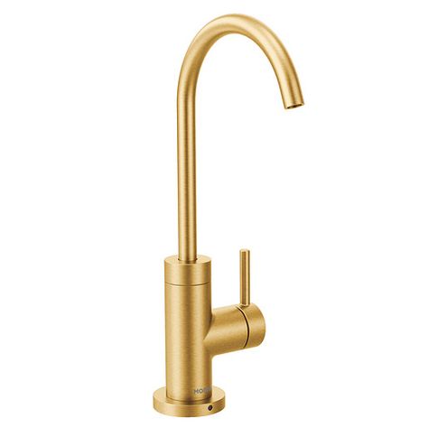 Brushed Gold Kitchen Faucet, Gold Kitchen Faucet, High Arc Kitchen Faucet, Gold Faucet, Bar Faucet, Bar Faucets, Drinking Fountain, Single Handle Kitchen Faucet, Gold Kitchen