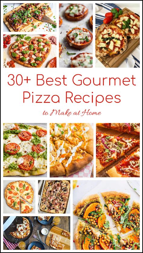 Gourmet Pizza Recipes, Pizza Oven Recipes, Unique Pizza, Recipes To Make At Home, Artisan Pizza, Easy Homemade Pizza, Gourmet Pizza, Pizza Sauce Homemade, Pizza Flavors