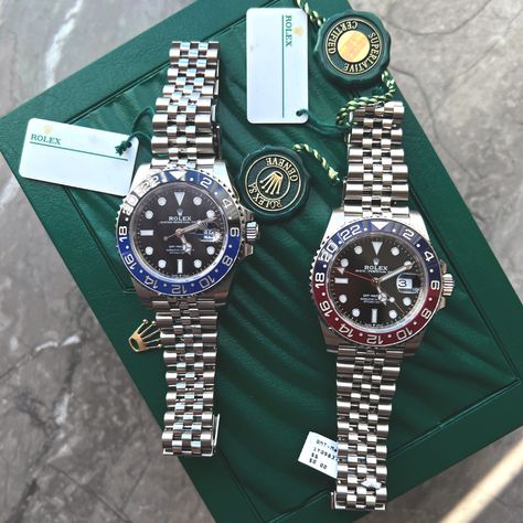 Rolex Batgirl, Rolex Gmt Batman, Rolex Gmt Master Ii Pepsi, Rolex Pepsi, Men's Rolex, Rolex Batman, Rolex Gmt Master Ii, Luxurious Lifestyle, Rolex Explorer