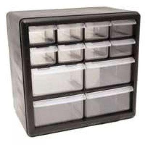 Homak Mfg. HA01012001 12-Drawer Plastic Parts Organizer Closet Organization Cheap, Parts Organizer, Home Command Center, Best Closet Organization, Drawer Bins, Craft Storage Organization, Craft Cabinet, Tool Box Organization, Plastic Drawers