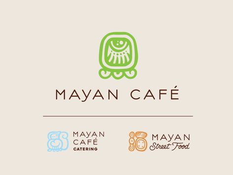 Mayan Cafe Branding by VIA Studio on Dribbble Mayan Logo, Plant Truck, Cafe Branding, Riviera Maya, Visual Identity, Creative Professional, Global Community, Branding Design, Editorial