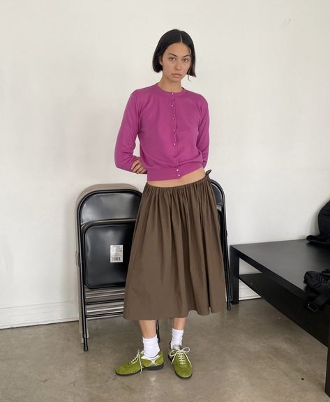 Brooke Callahan, Echo Park Los Angeles, Poplin Skirt, Tie Skirt, Party Skirt, Echo Park, Mode Inspo, 가을 패션, Mode Vintage