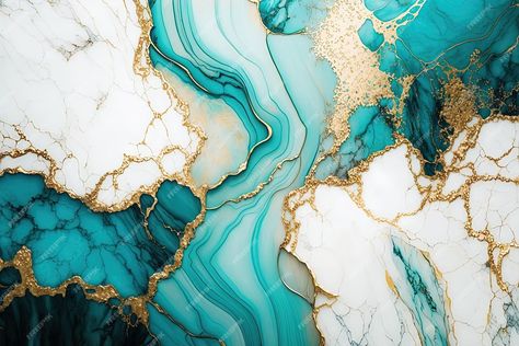 Premium Photo | Photo abstract marble turquoise white and gold background invitation backdrop White And Gold Background, Home Tumblr, Simplicity Aesthetic, Background Invitation, Turquoise Wallpaper, Black And Gold Marble, Gold Background, Tumblr Wallpaper, Photo Photo