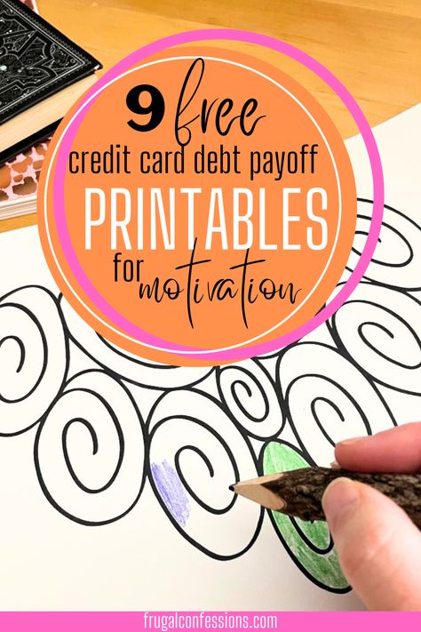 Free credit card debt payoff printables to help you track and visually stay MOTIVATED to pay off your different debts. Really useful when my husband and I were paying off our $59,000 in debt. Free Debt Payoff Printables, Credit Card Debt Payoff Printable Free, Debt Payoff Printables Free, Pay Down Credit Card Debt, Paying Off Credit Card Debt, Credit Card Payoff Plan, Pay Off Debt Quickly, Couples Money, Credit Card Debt Payoff