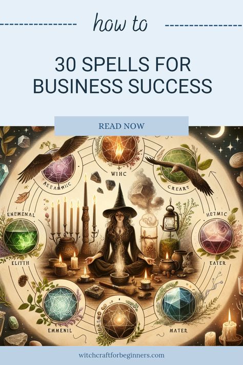 Unlock your potential with these 30 powerful spells for entrepreneurial success. Whether you're just starting out or looking to elevate your business, these easy-to-follow incantations draw on traditional witchcraft to enhance motivation, positivity, and abundance. Each spell caters to various aspects of business, from boosting creativity to attracting clients. Learn how these practical magical rituals can transform your entrepreneurial journey and manifest your dreams into reality. Ideal for both newbies and seasoned practitioners! Witchcraft Movie, Witchcraft Shop, Powerful Spells, Prosperity Spell, Witchcraft Spells, Traditional Witchcraft, Attract Clients, Folk Magic, Witchcraft Supplies