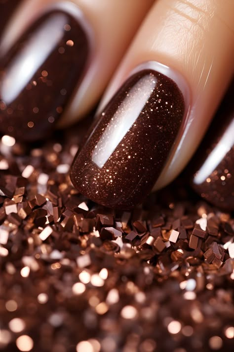 christmas nails, fall holiday nails, winter nails, winter nail designs, pretty nails ideas, new years eve nails glitter, glitter nails, holiday nails, winter christmas nails, christmas nails 2023, christmas nail designs, festive nail art, holiday season nails, nail inspiration, chocolate brown nails, seasonal nail colors, winter beauty, nail trends, DIY nail art, holiday manicure, stylish nail ideas, nail art inspiration, glamorous nails, holiday nail inspo, chic nail designs Nails Ideas New Years, New Years Eve Nails Glitter, Pretty Nails Ideas, Holiday Nails Winter Christmas, Chocolate Brown Nails, Holiday Nail Inspo, Nails Winter Christmas, Nail Art Holiday, Winter Christmas Nails