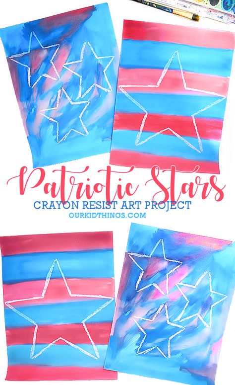 Easy 4th Of July Crafts, July Crafts For Kids, Patriotic Activities, 4th Of July Crafts, Fourth Of July Crafts For Kids, Flag Crafts, 4th July Crafts, Summer Camp Crafts, Patriotic Art