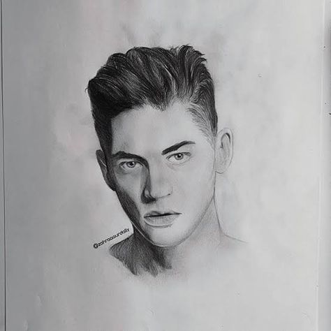 Hardin Scott Drawing, Hardin Scott, Trippy Wallpaper, Celebrity Drawings, Pencil Art Drawings, Celebrity Art, Hollywood Actor, Digital Art Girl, Art Inspiration Drawing