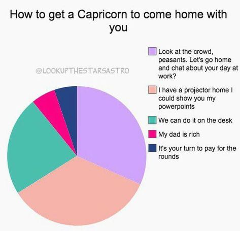 Capricorn Turn Ons, We Can Do It, Personality Traits, You And I, Letting Go, Pie Chart, Turn Ons, Let It Be, Instagram Photos