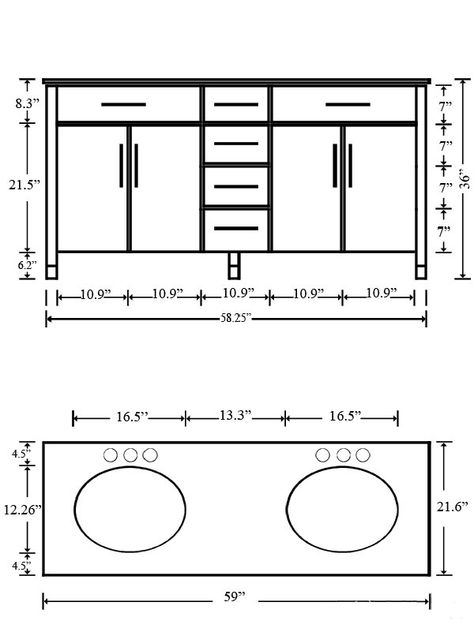 Comfort Height” of Bathroom Vanity is 36 inches Vanity Luxury, Vanity Height, Double Sink Cabinet, Cheap Bathroom Vanities, Corner Bathroom Vanity, 36 Inch Bathroom Vanity, Standard Bathroom, Unique Bathroom Vanity, Bathroom Vanity Sizes