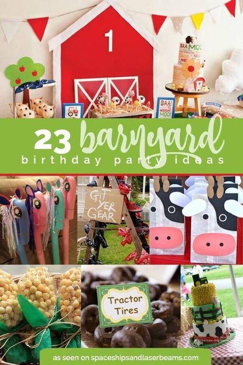 Barnyard Bash 2nd Birthday, Emma Thomas, Barnyard Birthday Party, Farm Theme Birthday, Farm Animal Party, Farm Animals Birthday Party, Farm Themed Birthday Party, Yard Party, Barnyard Party