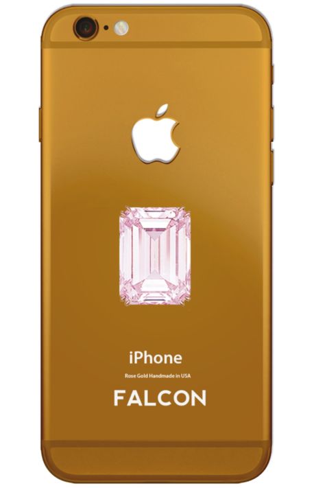 This is the most expensive smartphone in 2019 in the world from the company Falcon Luxury, which at the moment has already ceased operations. It could be bought in three versions - gold, pink gold or platinum. The main feature of the expensive phone is a large diamond built into the back. If we talk about the characteristics, they are already very outdated - a 1810 mAh battery, 128 GB of internal and only 1 GB of RAM, a 4.7-inch display and an Apple A8 processor Iphone 6 Pink, Expensive Phone, Black Wallpaper Iphone Dark, Apple Phone Case, Black Wallpaper Iphone, Apple Phone, Animal Heads, Dream Board, Most Expensive