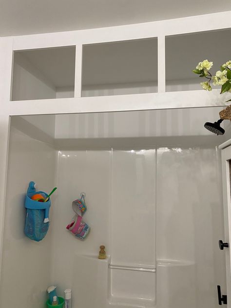 Upgrade Your Shower & Tub Insert For A Custom Look Without The Demo - farmhouseish Bathtub Insert Makeover, Shower Tub Insert, Tub Skirt Ideas, Bathtub Surround Ideas, Bathtub Inserts, Tub Insert, Tub Skirt, Tub Surround Ideas, Shower Makeover