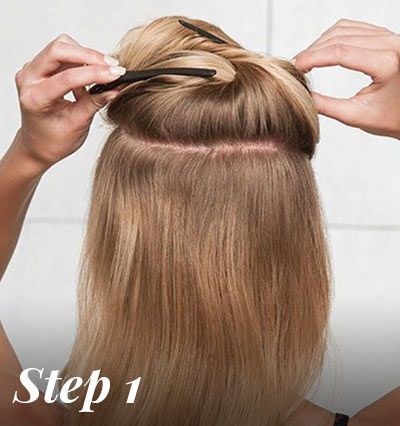 Where To Put Clip In Hair Extensions, How To Put In Clip In Extensions, At Home Extensions, Hair Extensions Clip In How To Put In, How To Put In Extensions, How To Place Clip In Hair Extensions, How To Apply Hair Extensions, How To Wear Hair Extensions, How To Blend Clip In Hair Extensions