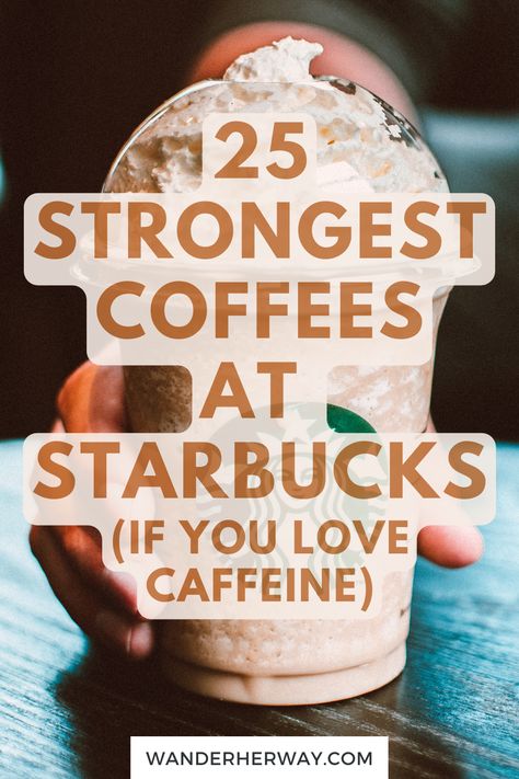 Are you looking for an extra jolt of energy to start your day? Do you need that mid-afternoon pick me up? Look no further than this list of the 25 strongest Starbucks coffees with high amounts of caffeine! From traditional espresso shots to specialty drinks, there is something on this list for everyone looking to get their caffeine fix. Starbucks Drinks With Lots Of Caffeine, Starbucks Drinks To Keep You Awake, Best Caffeine Drinks At Starbucks, Starbucks Drinks Extra Caffeine, Starbucks Drinks With A Lot Of Caffeine, Starbucks Drinks With Extra Espresso, Starbucks Drinks With Caffeine, Strong But Sweet Starbucks Drinks, Caffeine Drinks At Starbucks