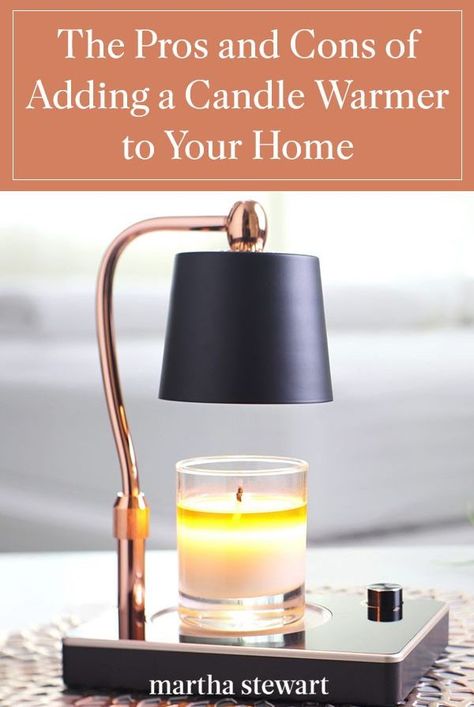 Candle warmers are often a more economically-friendly option as opposed to buying a regular candle. We're explaining what the device is, and why you might want to add one to your home. Candle Lamp Decor, Candle Lamp Warmer, Diy Candle Warmer, Candle Lamp Diy, Candlelit Room, Candle Alternatives, Candle Burner, Fall Candle Scents, Gifts 2023