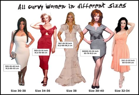 Find your correct waist size by dividing your height in inches by 2.72. If you are 5'6," your waist is supposed to be 24." A woman's waist is supposed to be under 28" for her to be healthy. Marilyn has the healthiest figure. It's also the best, in my opinion. 5’2 Height Woman Outfit, Dresses For Curvy Women, Curvy Body Types, Body Types Women, Womens Fashion Casual Outfits, Fashion For Petite Women, Womens Fashion Casual Summer, Norma Jeane, Sofia Vergara